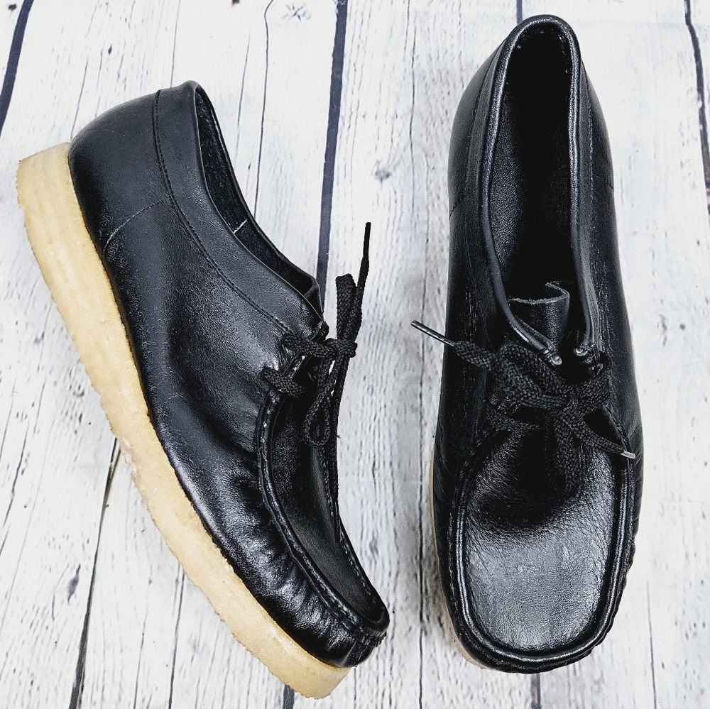 EATON | Down Unders vintage laceup leather crepe sole chukka desert style shoes